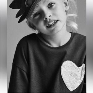 ZARA POCKETED HEART T-SHIRT